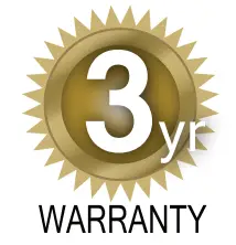 3 - Year Warranty