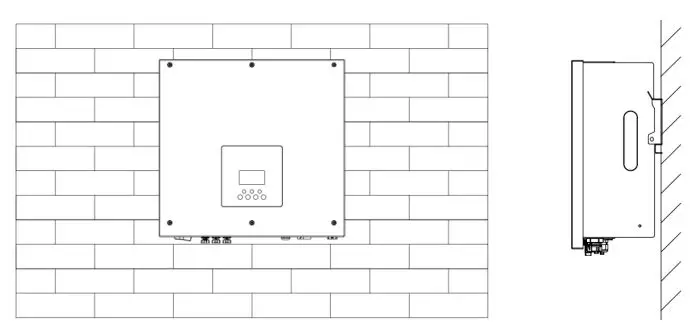 FOX-ESS 3-6kW Storage System Inverter Installation Guide - Hang the inverter over the bracket