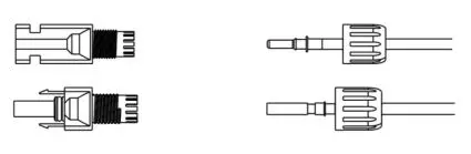 FOX-ESS 3-6kW Storage System Inverter Installation Guide - Insert pin contact through the cable nut to assemble into back