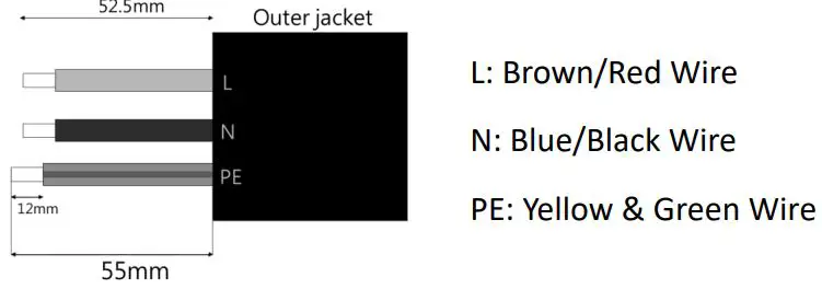 FOX-ESS 3-6kW Storage System Inverter Installation Guide - Use the crimping pliersto trim 12mm of insulation from all wire ends