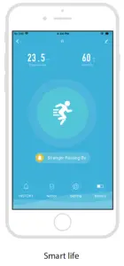 ToSee CR123A Secure WiFi PIR Motion Sensor - App User Interface Like