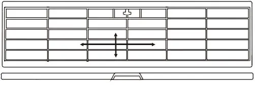 GLOBAL Window Air Conditioner 293082 User Manual - 4-Way Louvers