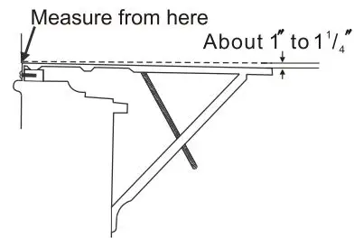 GLOBAL Window Air Conditioner 293082 User Manual - Adjust the platform assembly