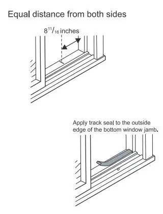 GLOBAL Window Air Conditioner 293082 User Manual - Attach support brace to platform as shown
