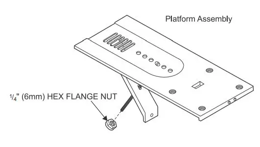 GLOBAL Window Air Conditioner 293082 User Manual - Attach support brace to platform