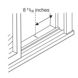 GLOBAL Window Air Conditioner 293082 User Manual - Measure and lightly mark a line