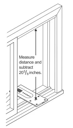 GLOBAL Window Air Conditioner 293082 User Manual - Measure the height of the window opening