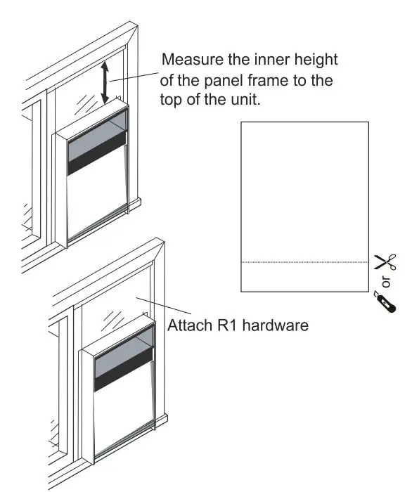 GLOBAL Window Air Conditioner 293082 User Manual - To replace the front