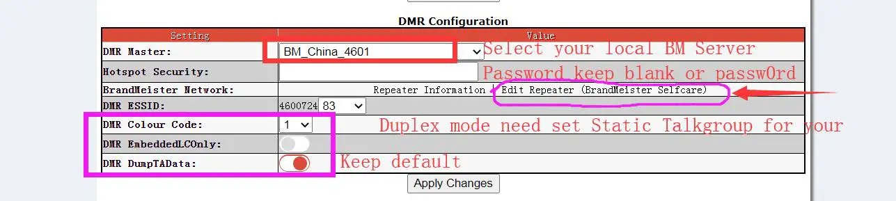 MMDVM Duplex Hotspot Support DMR fig16