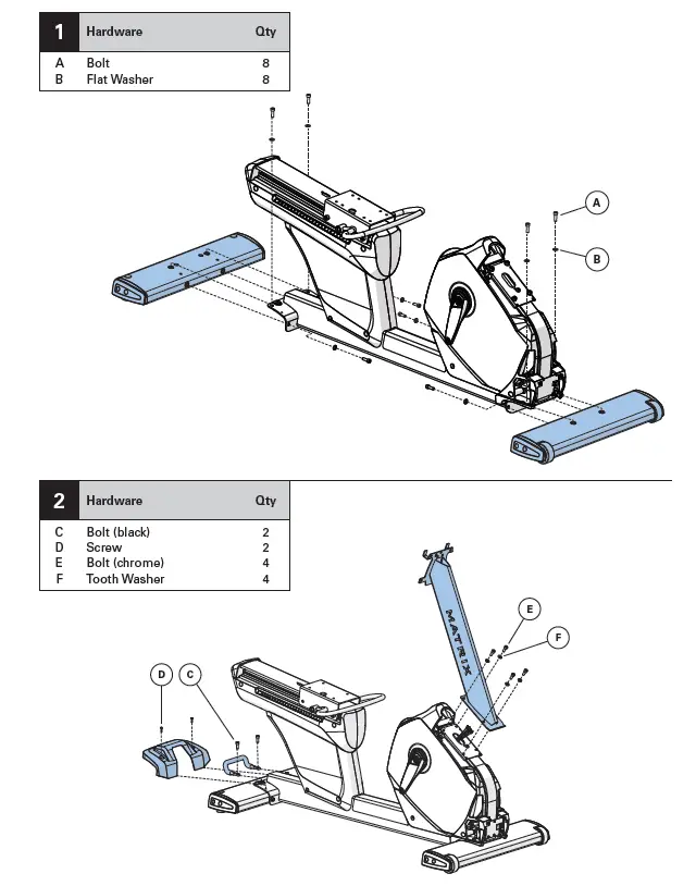 RECUMBENT CYCLE ASSEMBLY-2