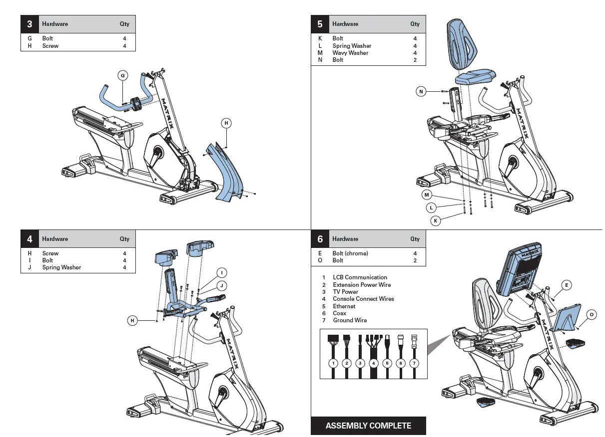 RECUMBENT CYCLE ASSEMBLY-3