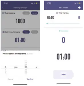 Smart Skipping Rope HIIT Mode 2