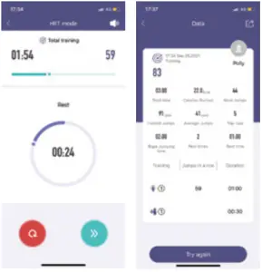 Smart Skipping Rope HIIT Mode 3