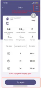 Smart Skipping Rope Time countdown Jumping 3