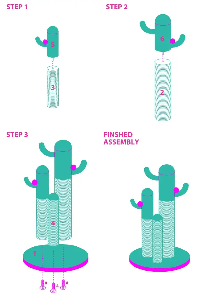 frisco Cat Tree - Assembly Instruction