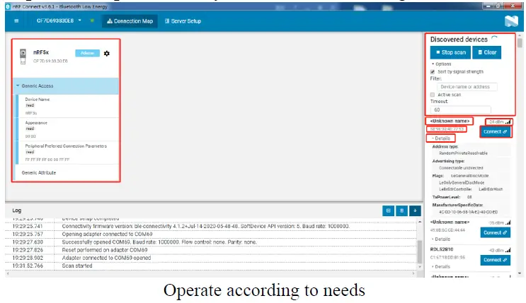 Operate according to needs