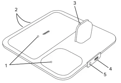 ubiolabs AWC1118 4-In-1 Wireless Charging Valet