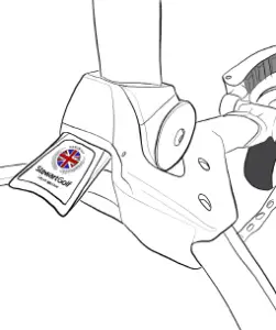 Stewart Golf R1-S PUSH Trolley - Undo the frame lock