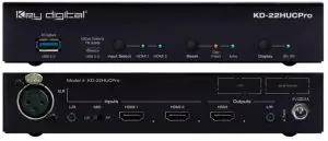 Key digital KD 22HUCPro 2 Input 4K 18G HDMI Switcher