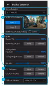 Key digital KD 22HUCPro 2 Input 4K 18G HDMI Switcher - Configure 1