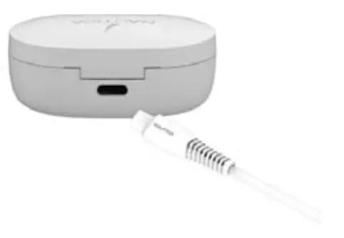 NAUTICA T120 True Wireless Stereo Earbuds with Charging Case - charging case