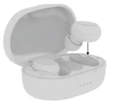 NAUTICA T120 True Wireless Stereo Earbuds with Charging Case - charging