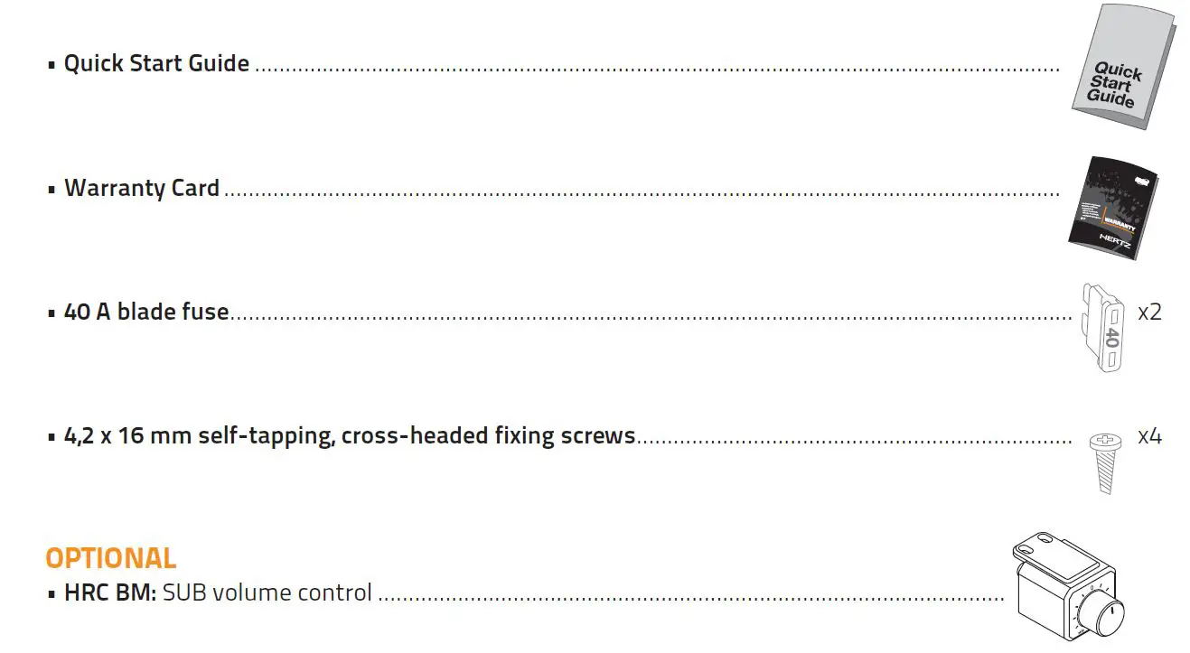 HERTZ ML POWER 4 Mille ML Power 4-Channel Car Amplifier fig1