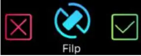 Flip screen