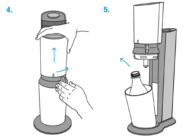 sodastream 1016512015 Aqua Fizz Premium Sparkling Water Maker FIG-5