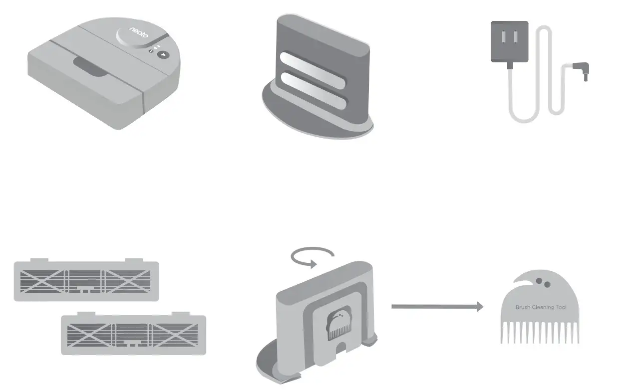 neato D8 Intelligent Robotic Vacuum - box