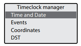 COOPER SC UN Universal Source Controller - Adjust the Time and Date