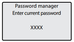 COOPER SC UN Universal Source Controller - Menu Password
