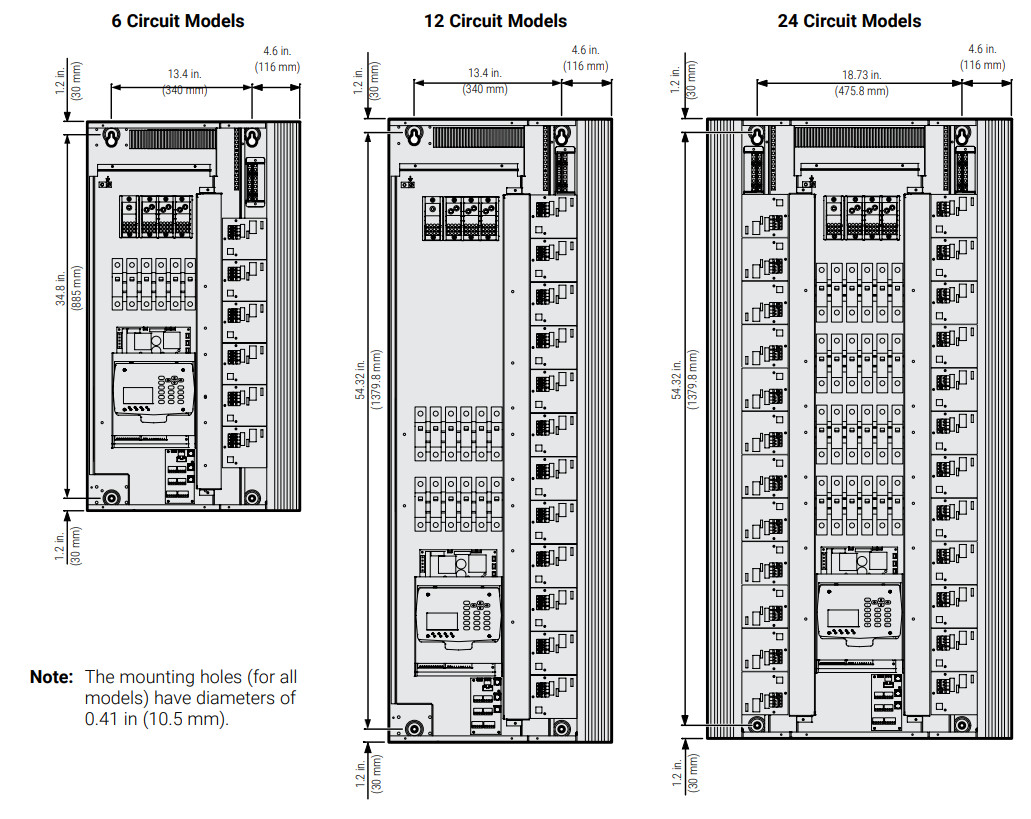 COOPER SC UN Universal Source Controller - Mounting Holes