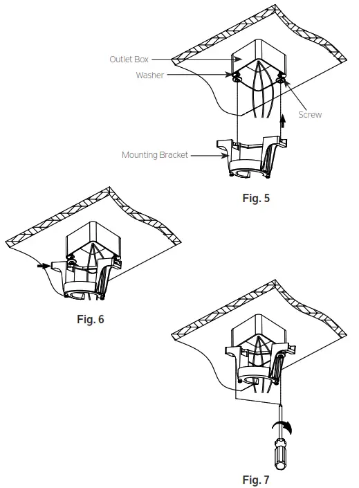 KICHLER 300322 52 Inch Compass LED Ceiling Fan - MOTOR ASSEMBLY