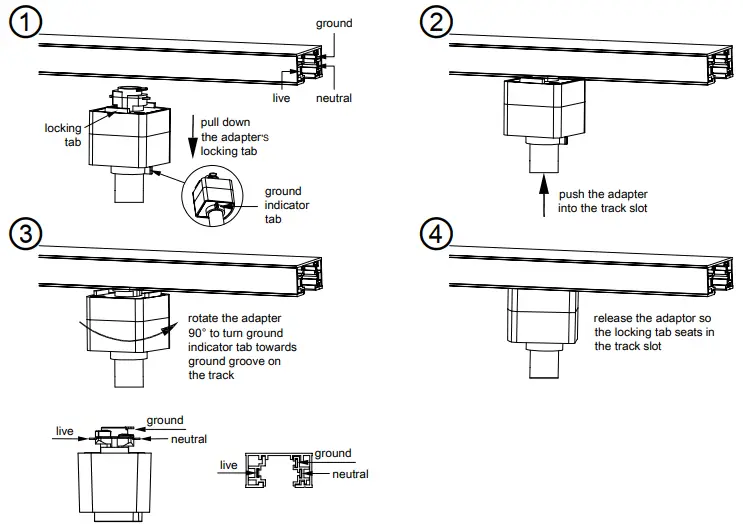 Wohoda GDSD01 LED Track Lighting Head-fig2