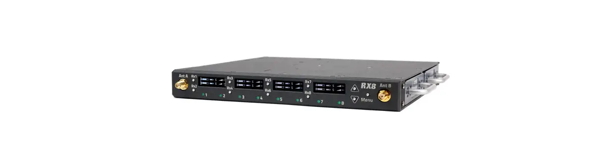 Zaxcom Rx-8 Smallest 8-channel Radio Mic Receiver System User Manual Zaxcom Rx-8 Smallest 8-channel Radio Mic Receiver System User Manual