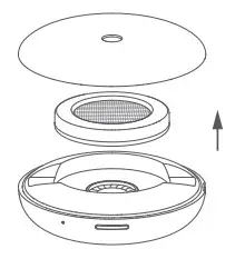THE WHITE COMPANY APDOSNNA Portable Air Purifier - Clean & maintenance