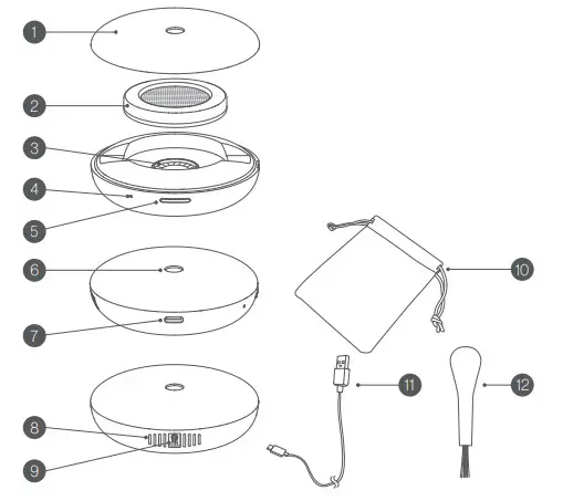 THE WHITE COMPANY APDOSNNA Portable Air Purifier - Overview