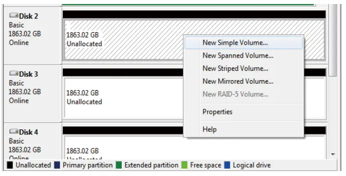 ORICO 35RU3 Series 2 5 and 3 5 Inch External Hard Drive RAID Enclosure - partition 1
