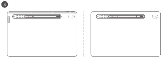 Lenovo TB J606F P11 Smart Tablet - lower button