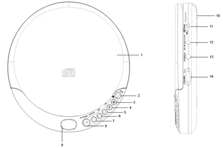 Odyssey-ODY-1995-Tech-Retro-Audio-Compact-CD-Player-with-Bluetooth-2