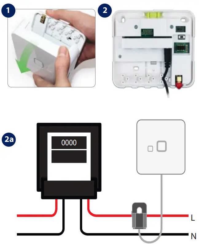 SALUS ECM600 Electric Monitor 6V Smart Home Range - fig 1