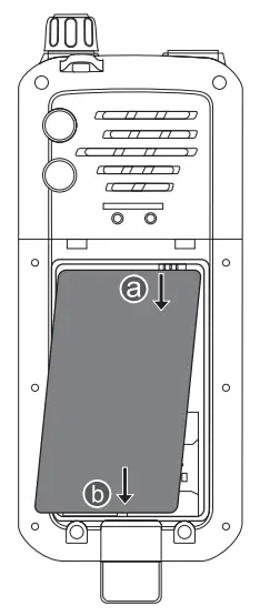 Inrico T368 4G LTE Network Intercom 2.4 Inch Screen - battary
