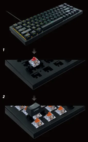 Xtrfy K5 Compact RGB 65% Mechanical Gaming Keyboard - ASSEMBLE