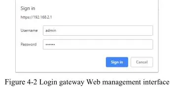 Inhand InGateway902 Edge Computing - Figure 4-2 Login gateway