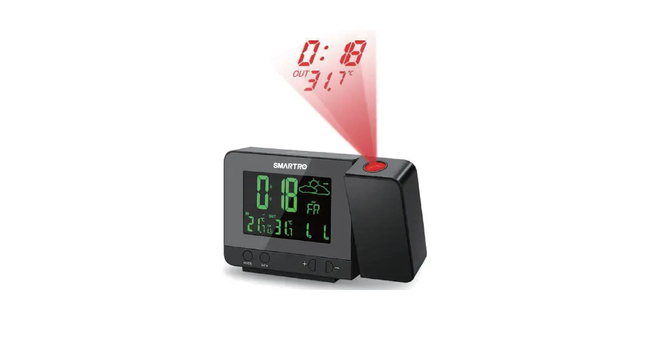 Smartro Sc31b Digital Projection Alarm Clock Instruction Manual Smartro Sc31b Digital Projection Alarm Clock Instruction Manual