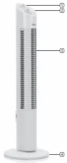 TRiSTAR VE 5905 Tower Fan - fig
