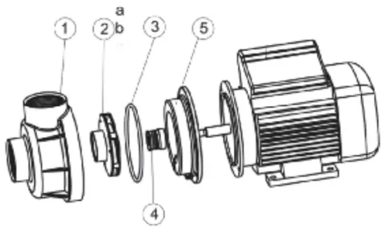 HYDROTOOLS 71206 Replacement 1 3 HP Pump - 3