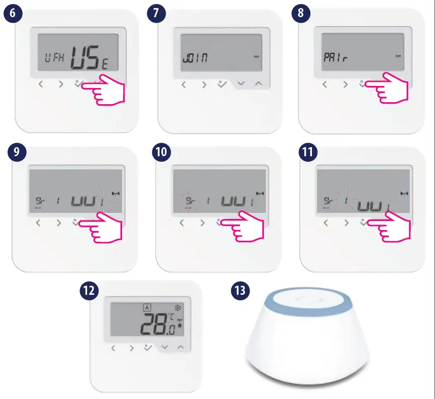 SALUS -HTRS-RF- Digital- Room -Thermostat -12