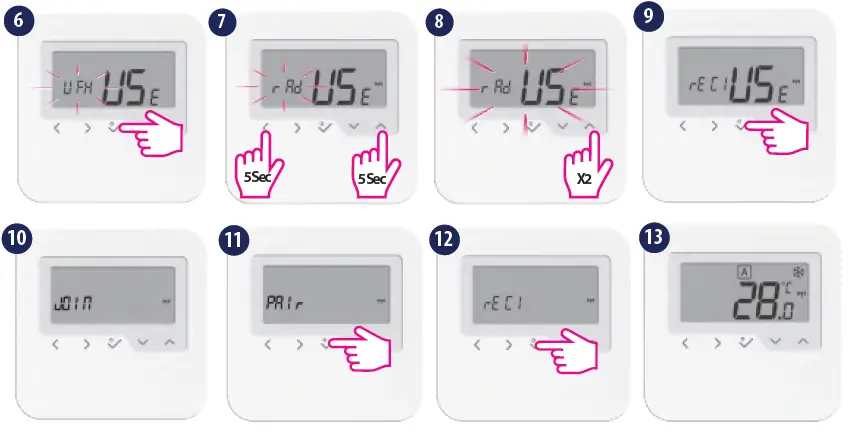 SALUS -HTRS-RF- Digital- Room -Thermostat -17